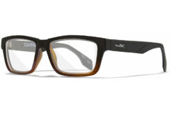 Wiley X Contour Gloss Black to Brown Stripe
