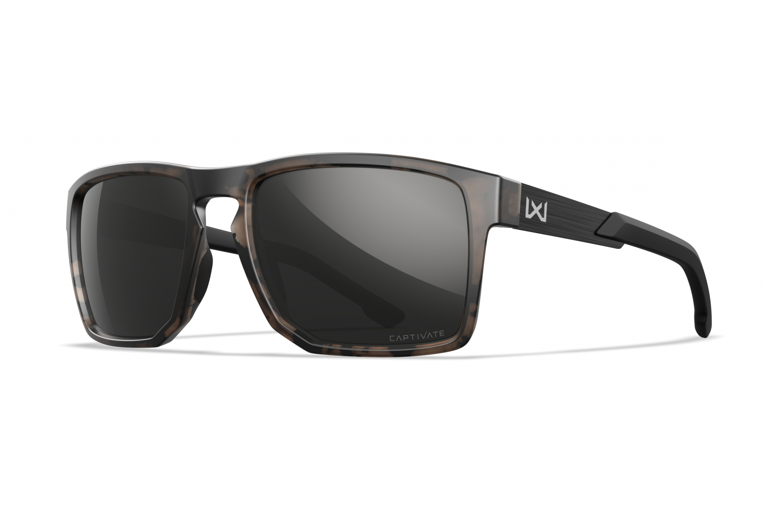 Captivate Polar Black Mirror / Matte Tortoise Brown Frame