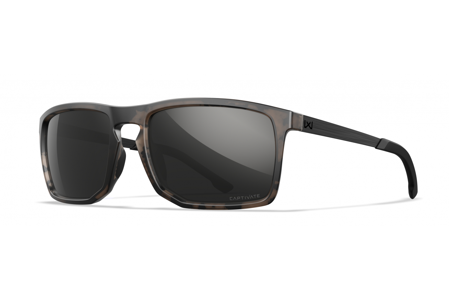 Captivate Polar Black Mirror / Matte Tortoise Brown