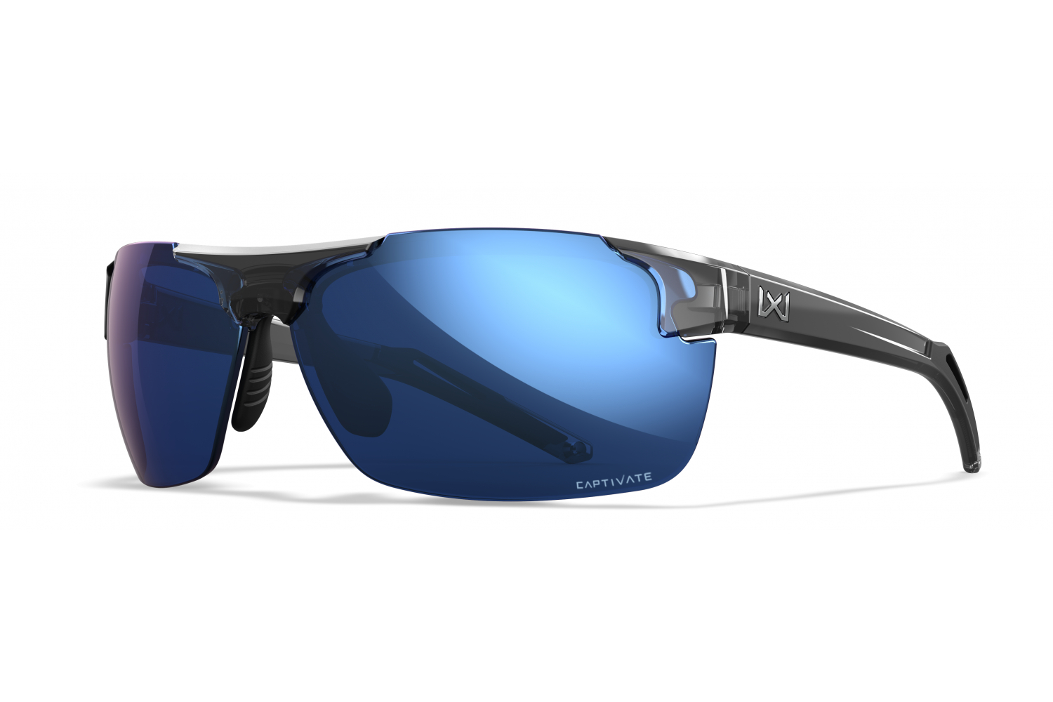 Captivate Polar Blue Mirror/Gloss Crystal Grey Frame