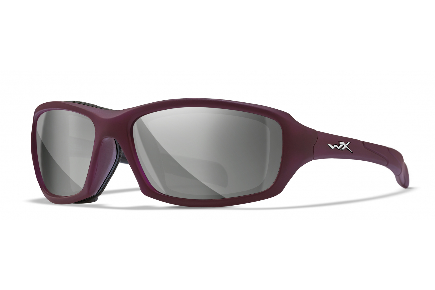 Grey Silver Flash Lens/Matte Violet Frame