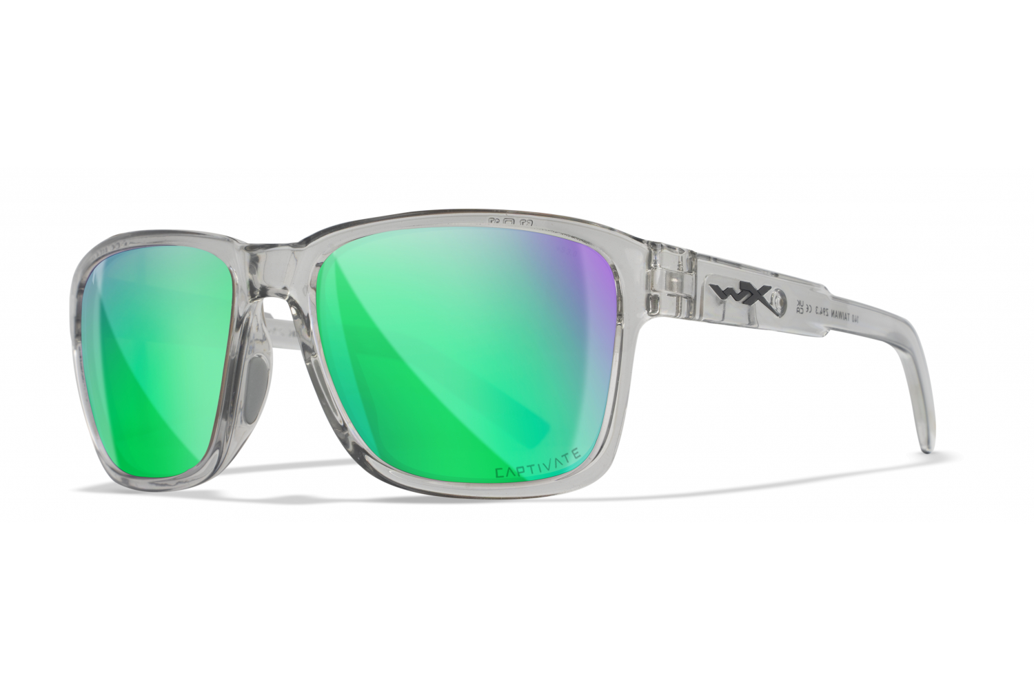 Captivate Polar Green Mirror/Gloss Crystal Light Grey Frame