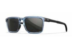 Captivate Black Mirror / Crystal Light Blue Frame Gloss Black Temples