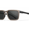 Captivate Polar Grey Mirror / Frosted Tan Frame Gloss Black Temples