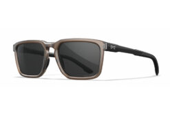 Captivate Polar Grey Mirror / Frosted Tan Frame Gloss Black Temples